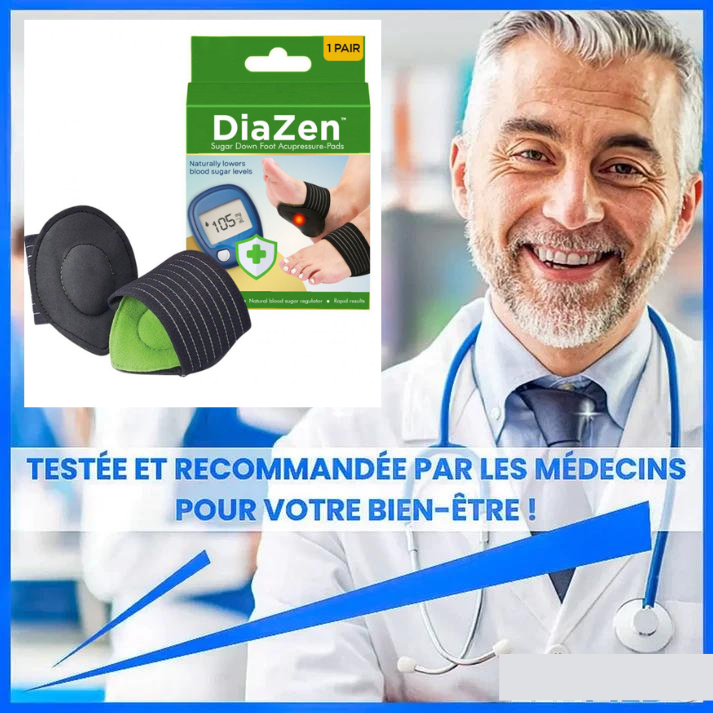 DiaZen™ Coussinets d'acupression pour les pieds (NE COMMANDE PAS SI VOUS N'ETES PAS PRET A RECEPTIONNER VOTRE COLIS MERCI…!)