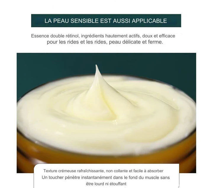 Crème Rétinol Anti-Âge et rides pour hommes