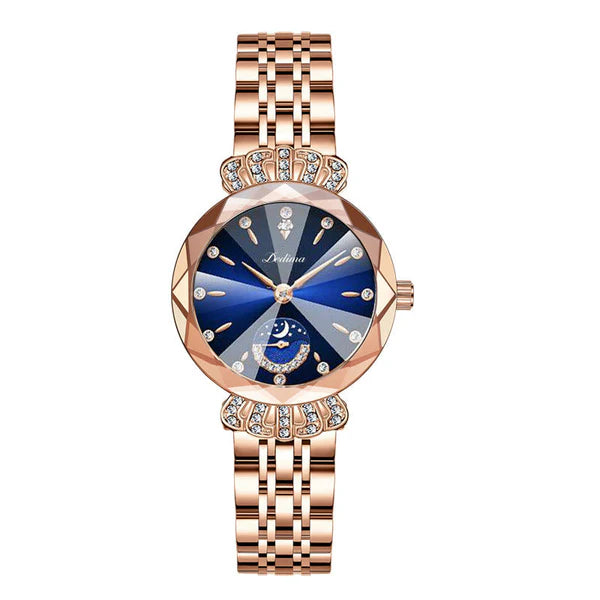 Montre à la mode Diamond Moon Star pour femme